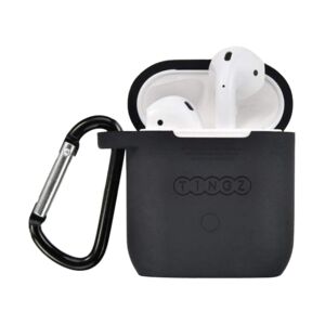 Tingz Silicone Apple Airpods Case with Key Ring and Strap for Black Tingz Silicone Apple Airpods Case with Key Ring and Strap for Black